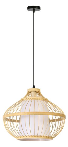 Immax BOHO PINCHOS designové závěsné svítidlo, D40, E27, bambusové dřevo
