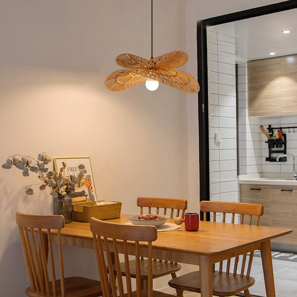 Immax BOHO MARIPOSA designové závěsné svítidlo, D50cm. E27, přírodní juta