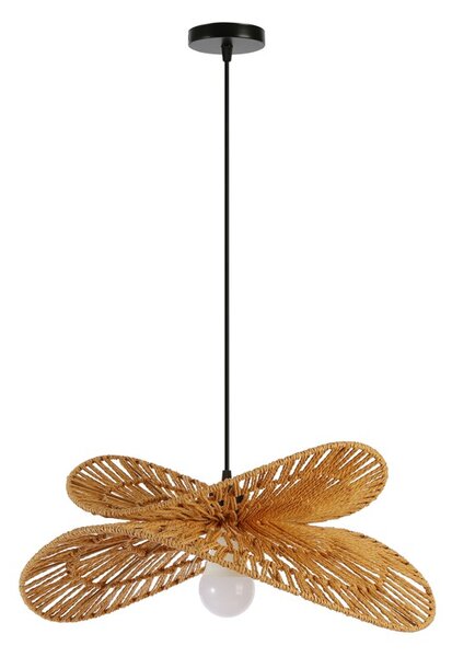 Immax BOHO MARIPOSA designové závěsné svítidlo, D50cm. E27, přírodní juta