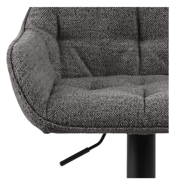 Tmavě šedé otočné barové židle v sadě 2 ks 109 cm Brooke – Actona