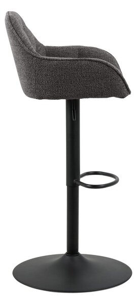 Tmavě šedé otočné barové židle v sadě 2 ks 109 cm Brooke – Actona