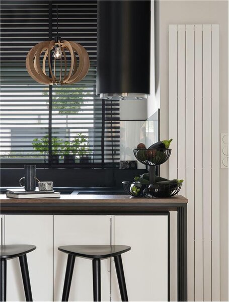 Nova Luce Závěsné svítidlo OTTOLINE, dřevo E27 1x12W Barva: Bílá