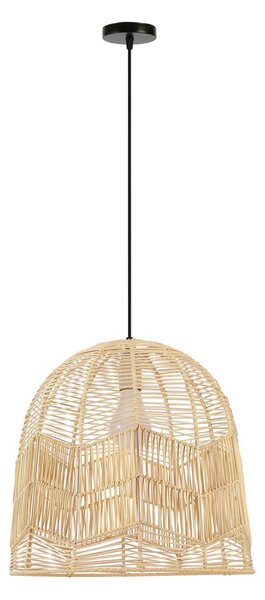 Immax BOHO PELO designové závěsné svítidlo, D50cm. E27, přírodní ratan