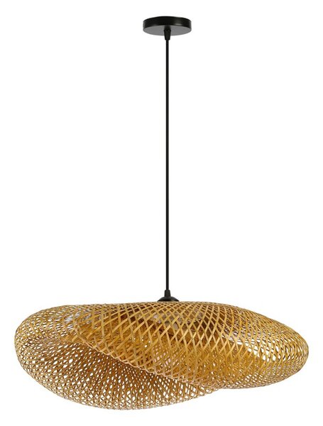 Immax BOHO HILO designové závěsné svítidlo, D80cm. E27, bambus