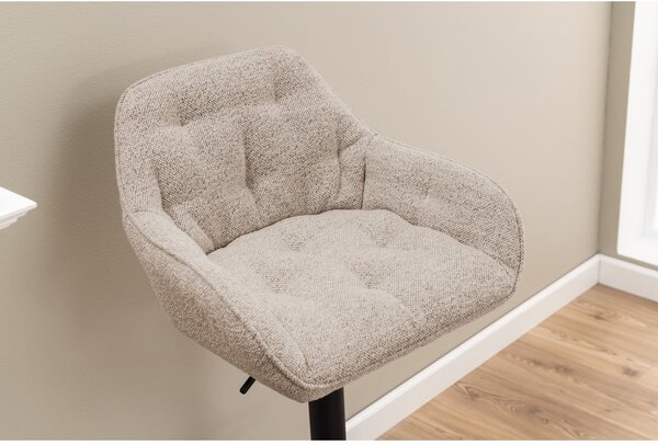 Světle šedé otočné barové židle v sadě 2 ks 109 cm Brooke – Actona
