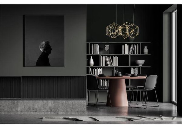Nova Luce Závěsné LED svítidlo NEBULA zlatý kov 29W 3000K