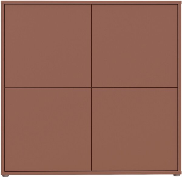 VYSOKÁ KOMODA, terracotta, 124,5/121,5/34,9 cm Carryhome - Online Only komody, Online Only