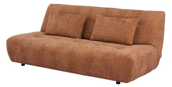 Designová rozkládací pohovka Litonya 200 cm rezavě-hnědá