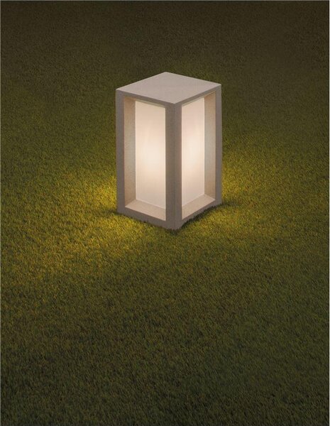 Nova Luce Venkovní sloupkové svítidlo CASTRO, E27 1x12W IP65 Barva: Šedá