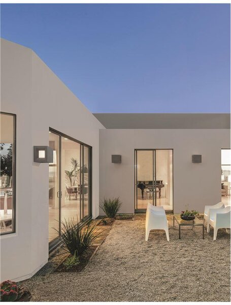Nova Luce Venkovní nástěnné svítidlo CASTRO, E27 1x12W IP65 Barva: Bílá