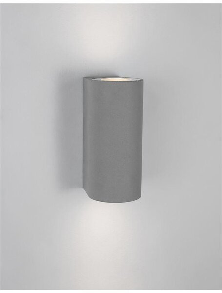 Nova Luce Venkovní nástěnné svítidlo LIDO, GU10 2x7W IP65 Barva: Šedá