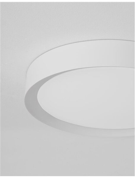 Nova Luce Stropní LED svítidlo LUTON, 47W 3000K Barva: Černá