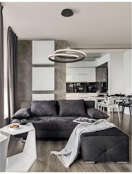 Nova Luce Závěsné LED svítidlo GRANIA, 25W 3000K stmívatelné Barva: Zlatá