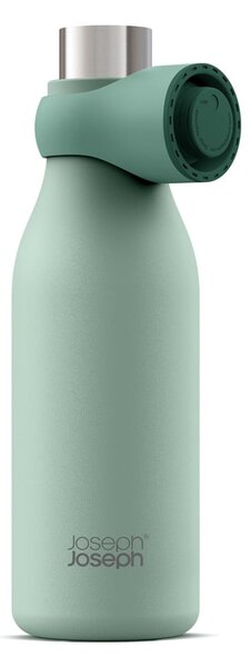 Cestovní nerezová lahev v mentolové barvě 500 ml Loop – Joseph Joseph