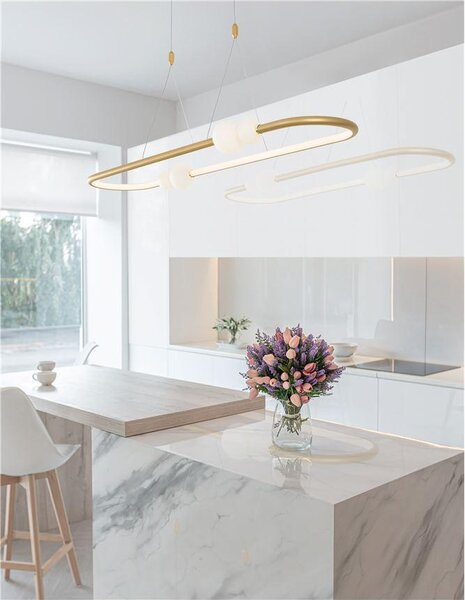 Nova Luce Závěsné LED svítidlo CELIA, 44.2W 3000K stmívatelné Barva: Černá