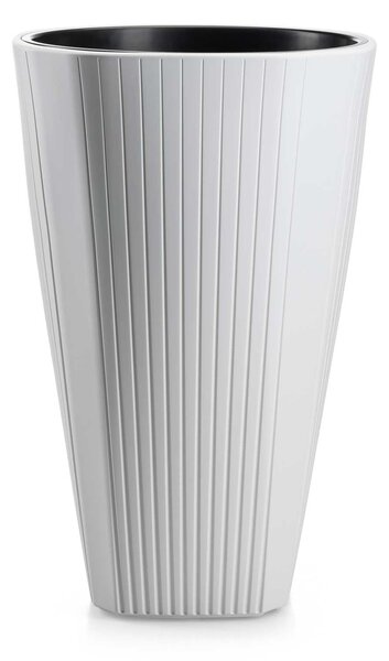 PLASTOVÝ KVĚTINÁČ MORA 39X61 CM BÍLÁ BS