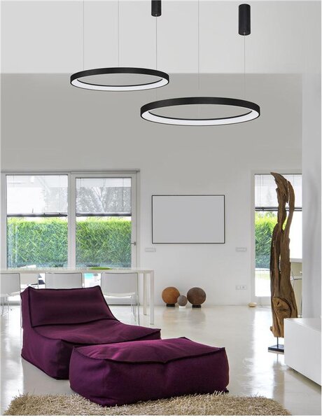 Nova Luce Závěsné LED svítidlo PERTINO, 60W 3000K stmívatelné Barva: Bílá
