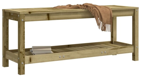 Zahradní lavice 108 x 35 x 45 cm impregnované borové dřevo