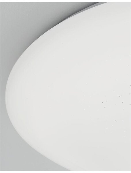 Nova Luce Stropní svítidlo ASTERION bílá akrylový difuzor LED 2x24W 3000K-4000K-5500K stmívatelné
