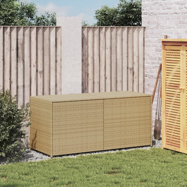Zahradní úložný box mix béžové 283 l polyratan