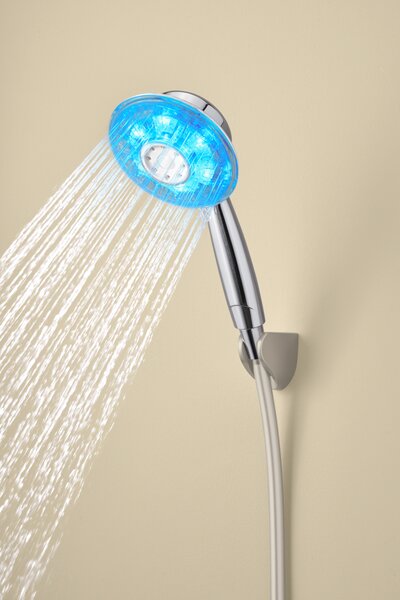 Livarno® Sprchová hlavice s LED osvětlením (transparentní) (100394743001)