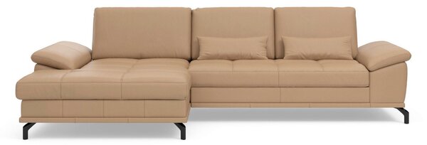 ROHOVÁ SEDAČKA, kůže, cappuccino Sit & More - Sedací soupravy, Online Only