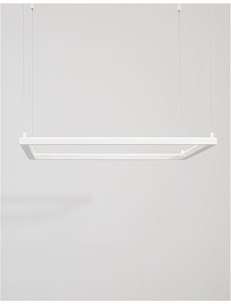 Nova Luce Závěsné LED svítidlo ETERNA, 40W 3000K stmívatelné Barva: Černá