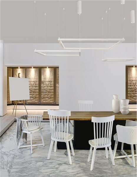 Nova Luce Závěsné LED svítidlo ETERNA, 50W 3000K stmívatelné Barva: Černá