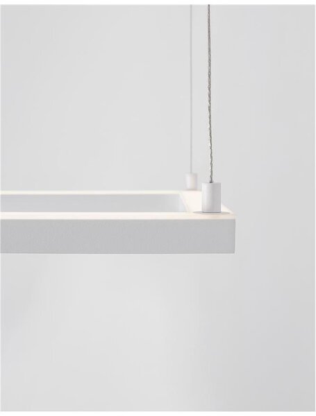 Nova Luce Závěsné LED svítidlo ETERNA, 30W 3000K stmívatelné Barva: Černá