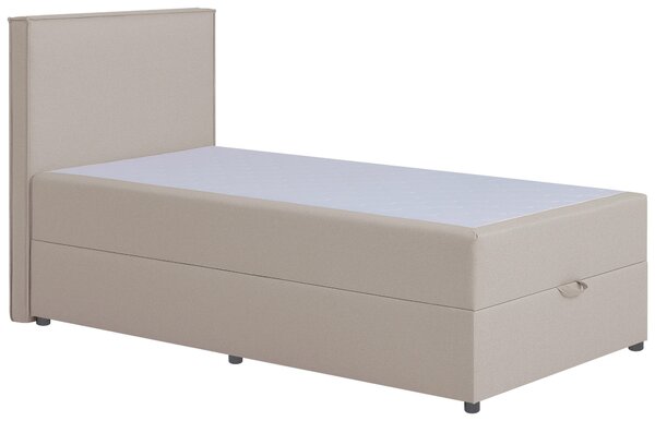 AMERICKÁ POSTEL, 100/200 cm, béžová MID.YOU - Postele s úložným prostorem, Online Only