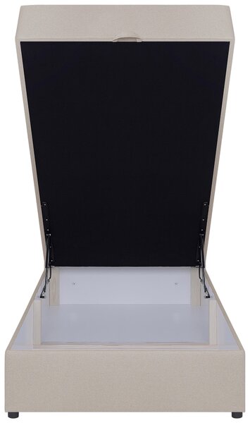 AMERICKÁ POSTEL, 100/200 cm, béžová MID.YOU - Postele s úložným prostorem, Online Only