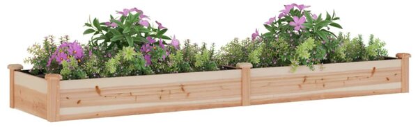 Zahradní vyvýšený záhon s vložkou 240x60x25 cm masivní jedle