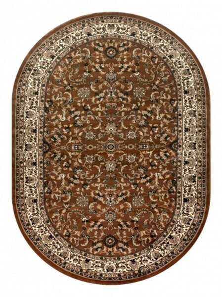 Kusový koberec Royal hnědý ovál 200x290cm