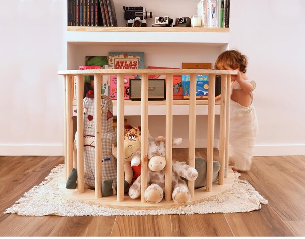 Bílé/přírodní dětské křesílko Montessori – Little Nice Things