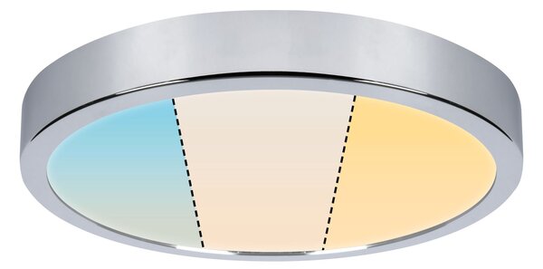 Paulmann 78926 Aviar, chromové koupelnové svítidlo, 18W LED dimwitch 2700/4000/6500K, prům.30cm, IP44