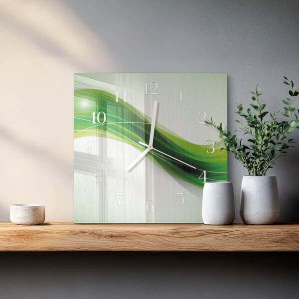 Skleněné hodiny Abstrakce zskb-30x30-00084519