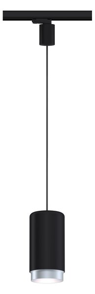 Paulmann 95405 ProRail3 Corus, černé závěsné svítidlo, 1x50W E27, výška 27,2cm