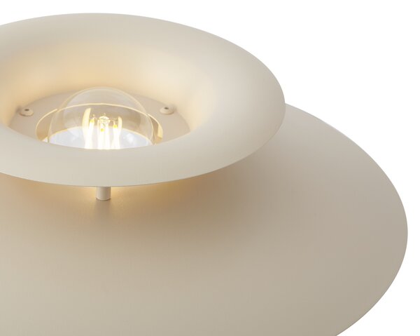 Retro stolní lampa béžová ocel 45 cm - Pauly