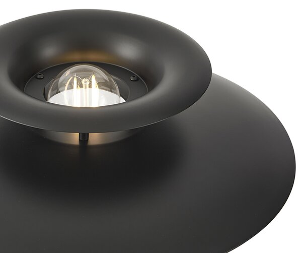 Retro stolní lampa černá ocel 45 cm - Pauly