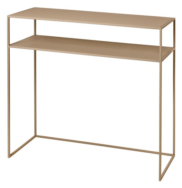 Béžový kovový konzolový stolek 35x85 cm Fera – Blomus