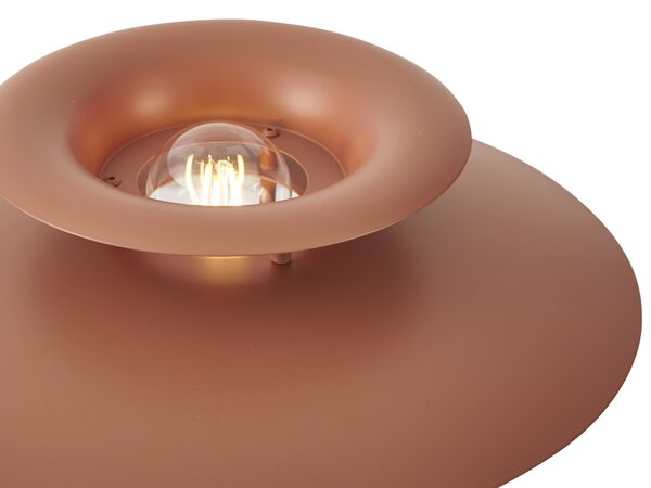 Retro stolní lampa mocha ocel 45 cm - Pauly
