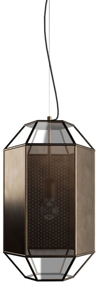 Il Fanale 295.02.MM Massira, moderní lustr z perforovaného plechu, 1x15W E27, výška 50,5cm