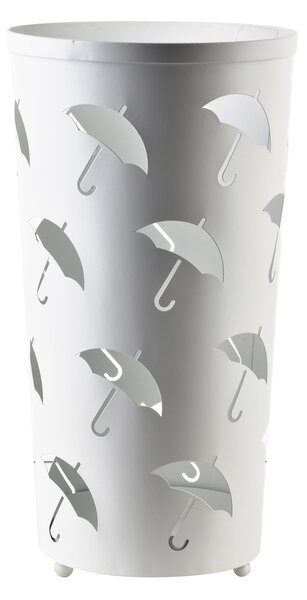 Kovový stojan na deštníky Cedric White Umbrellas, 45,5x24 cm