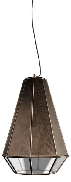 Il Fanale 295.03.MM Massira, moderní lustr z perforovaného plechu, 1x15W E27, výška 47,5cm