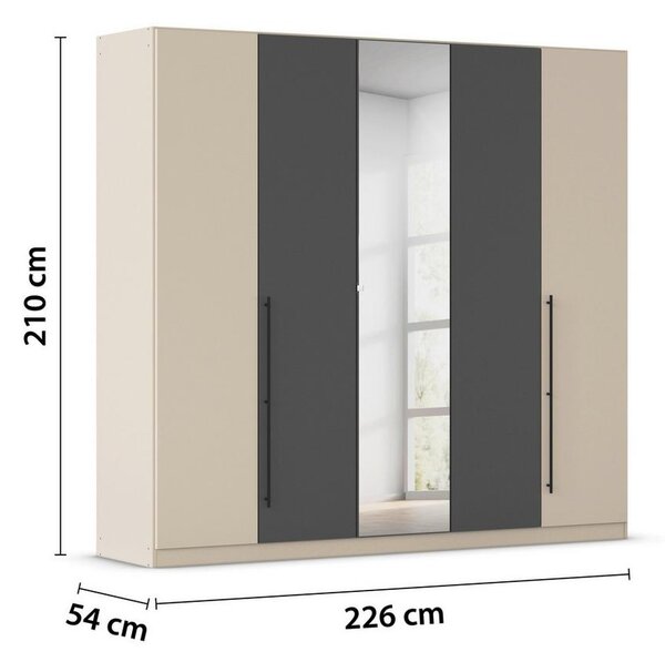 Skříň s otočnými dveřmi SAFARI, šířka 226 cm