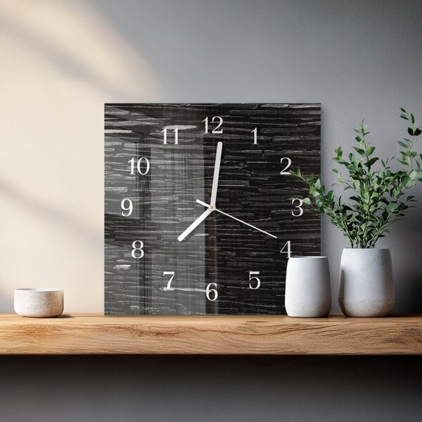 Skleněné hodiny Kameny zskb-30x30-00085843