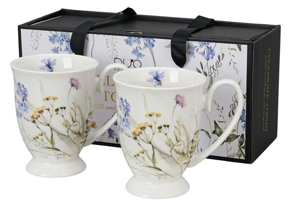 Porcelánový hrnek na noze Royal Melody 340 ml sada 2ks