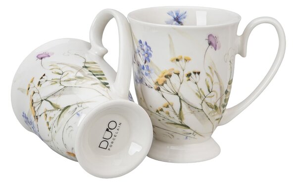 Porcelánový hrnek na noze Royal Melody 340 ml sada 2ks