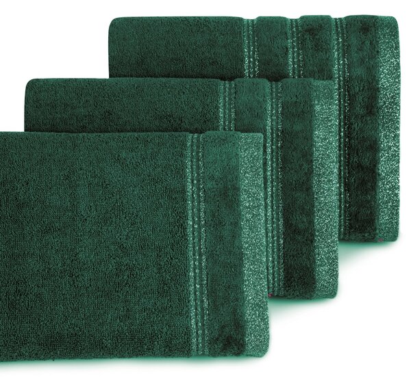 FROTÉ RUČNÍK GLORY11 70X140 CM TMAVĚZELENÁ