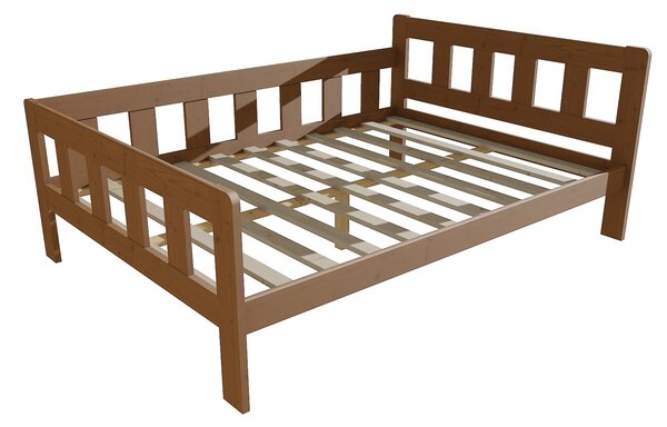 Vomaks Dětská postel se zábranou VMK010EB KIDS Rozměr: 120 x 200 cm, Barva: moření dub
